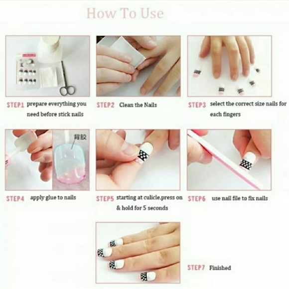 MED LONG PARTY BLING COFFIN 💅 NAILS PRES - Picture 6 of 9